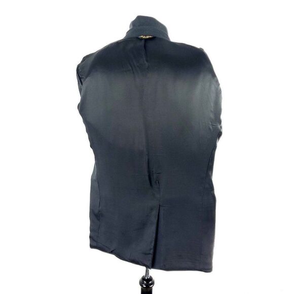 Vintage Brooks Brothers Brooksease Wool 2 Button Blazer 42R Gray Twill - Picture 11 of 11